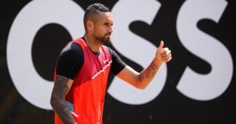 Nick Kyrgios at the Boss Open ATP 250 Stuttgart