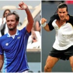 Daniil Medvedev and Patrick Rafter