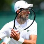 Novak Djokovic practice Wimbledon