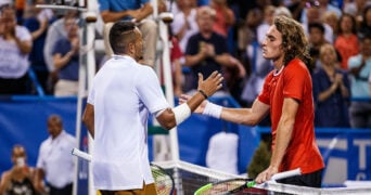 Stefanos Tsitsipas and Nick Kyrgios Wimbledon 2022