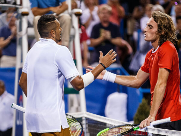 Stefanos Tsitsipas and Nick Kyrgios Wimbledon 2022