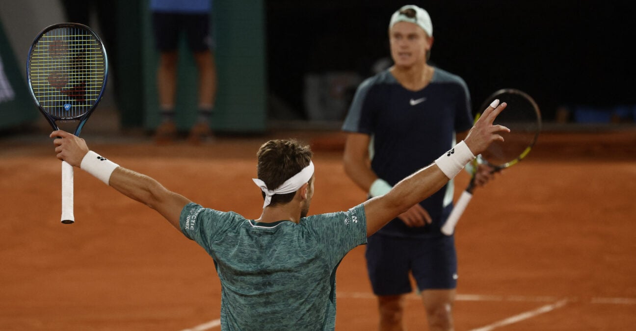 Casper Ruud beating Holger Rune, Roland-Garros 2022