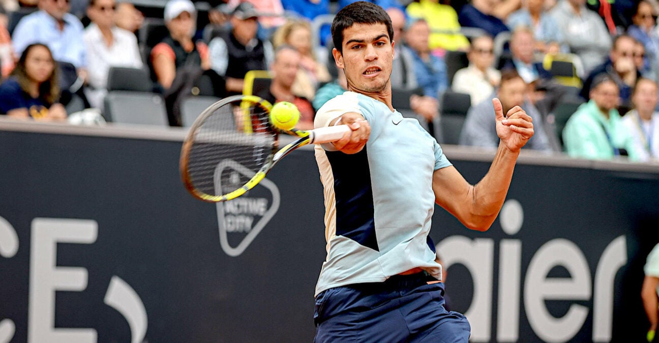 Carlos Alcaraz at the Hamburg Open, 2022