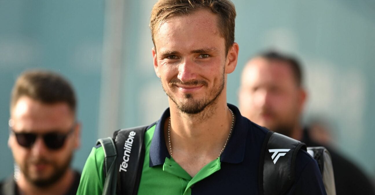 Daniil Medvedev, who leads the ATP rankings, at Mallorca, 2022