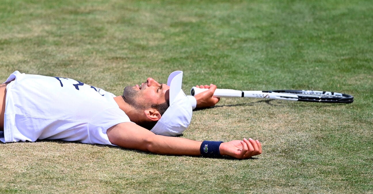 Novak Djokovic, Wimbledon 2022, training session