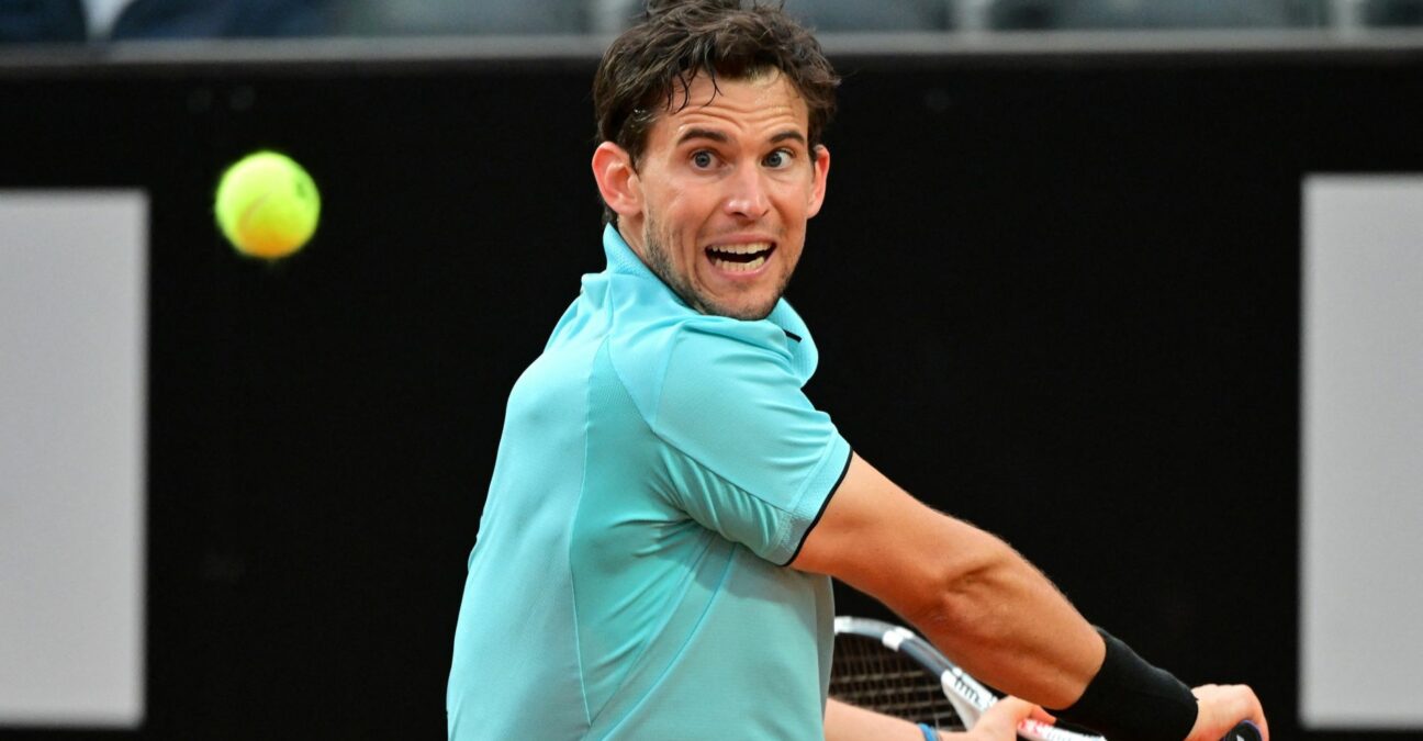 Dominic Thiem at the Italian Open in Rome, 2022