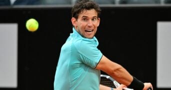 Dominic Thiem at the Italian Open in Rome, 2022