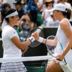 Ons Jabeur & Iga Swiatek at the 2021 Wimbledon Championships