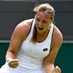 Jule Niemeier at Wimbledon in 2022