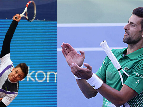 Mehmet Medjedovic and Novak Djokovic, 2022