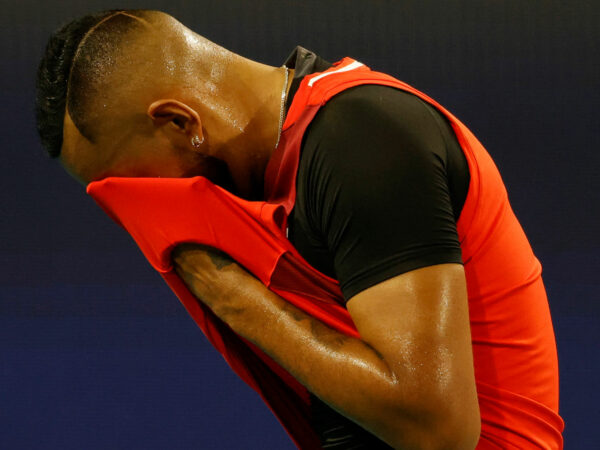 Nick Kyrgios at the Miami Open in March 2022