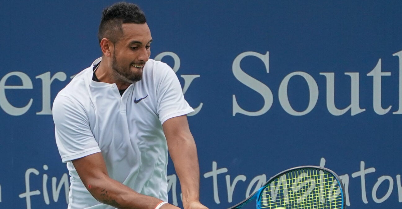Nick Kyrgios at the Western & Southern Open in Cincinnati in 2018