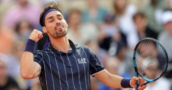 Fabio Fognini at Roland-Garros, 2022