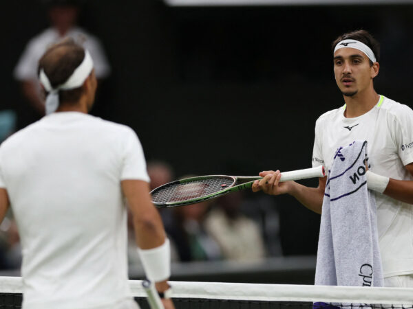 Rafael Nadal and Lorenzo Sonego, Wimbledon 2022