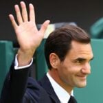 Roger Federer at Wimbledon 2022