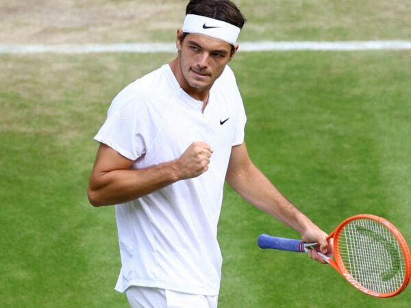 Taylor Fritz at Wimbledon 2022