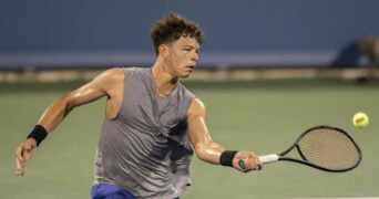 Ben Shelton at the 2022 Western & Southern Open in Cincinnati