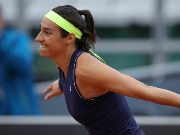 Caroline Garcia at the 2022 Warsaw Open
