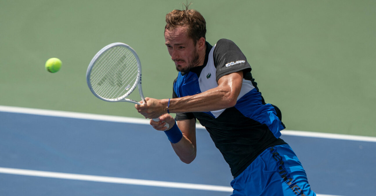 Daniil Medvedev at the 2022 Western & Southern Open in Cincinnati