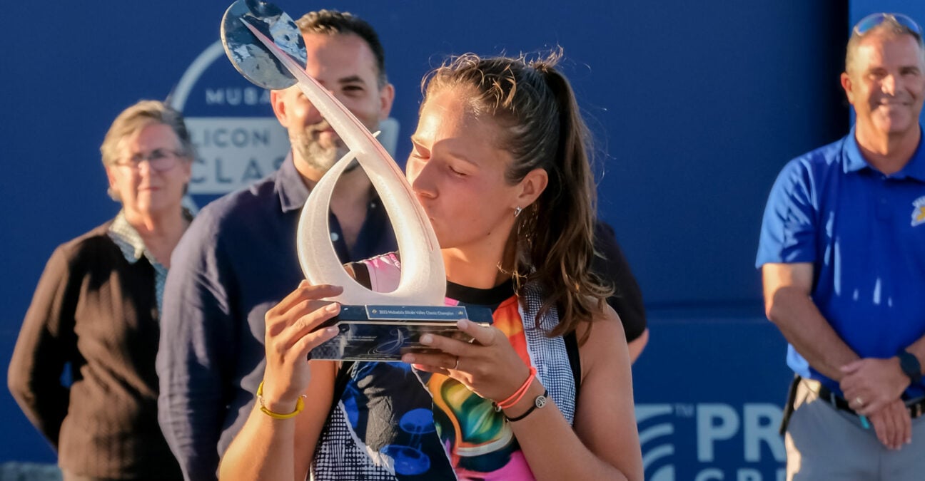 Daria Kasatkina in San Jose in August 2022