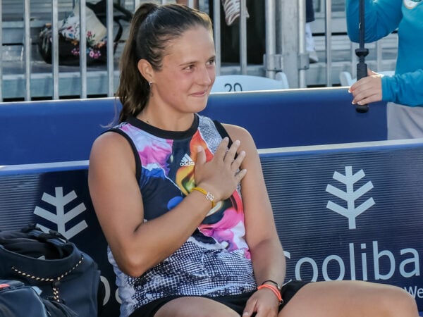 Daria Kasatkina, seen here in San Jose, rises to No 9 in this week's WTA rankings