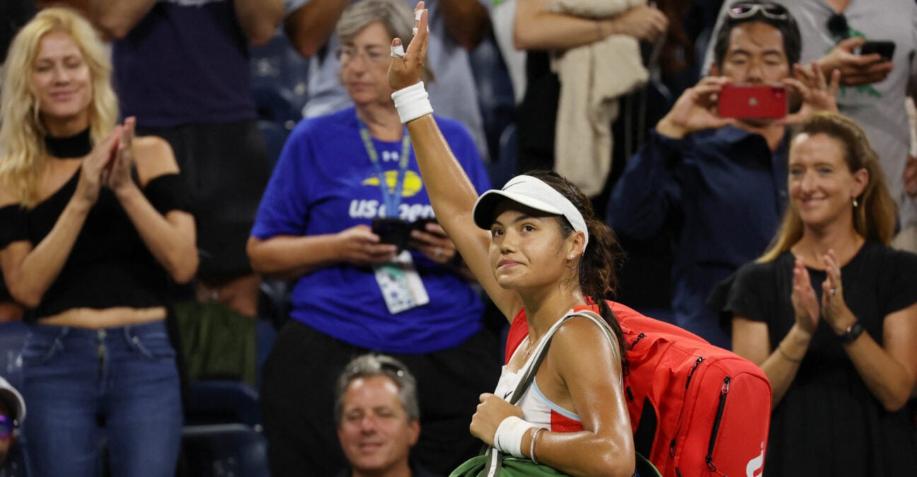 Emma Raducanu at the 2022 US Open