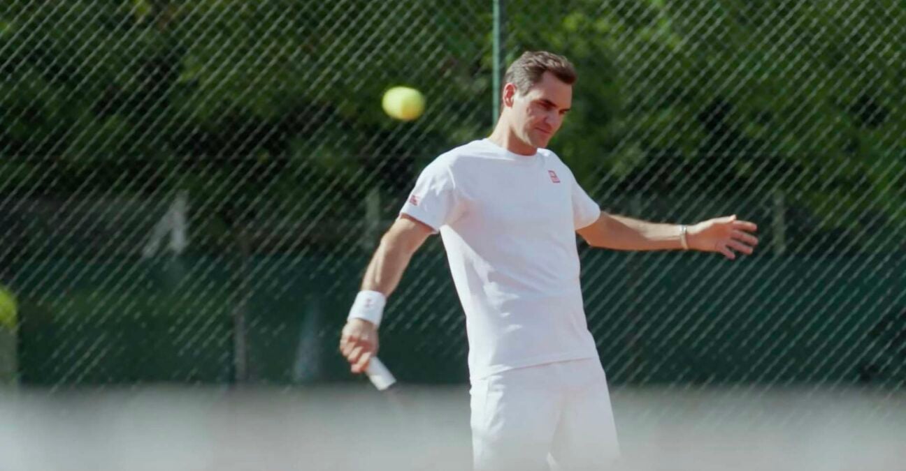 Roger Federer as seen in a commercial for Italian pasta brand Barilla