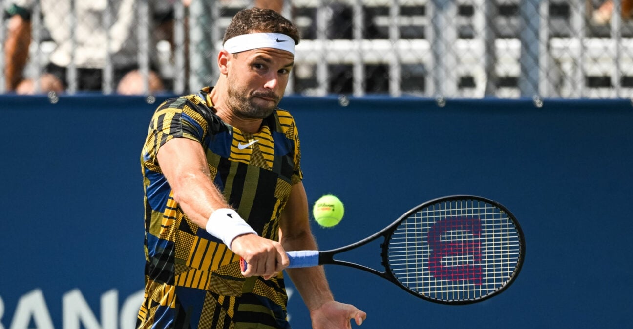 Grigor Dimitrov at the 2022 National Bank Open in Montreal