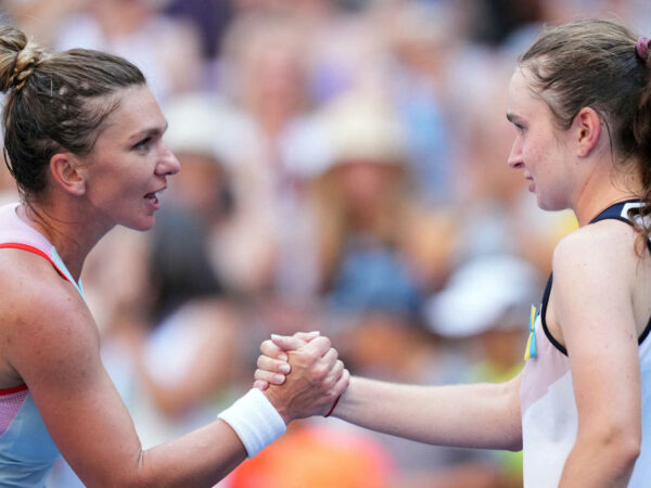 Simona Halep and Daria Snigur, US Open 2022