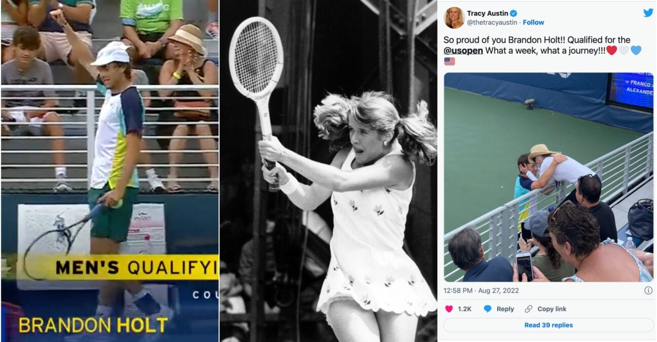 Brandon Holt, Tracy Austin's son