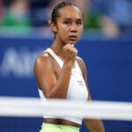 Leylah Fernandez at the 2022 US Open in New York
