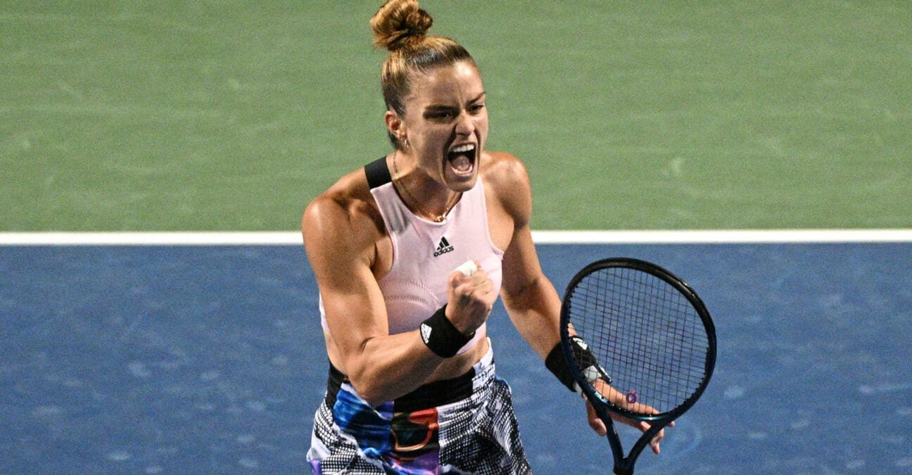 Maria Sakkari at the 2022 National Bank Open in Toronto