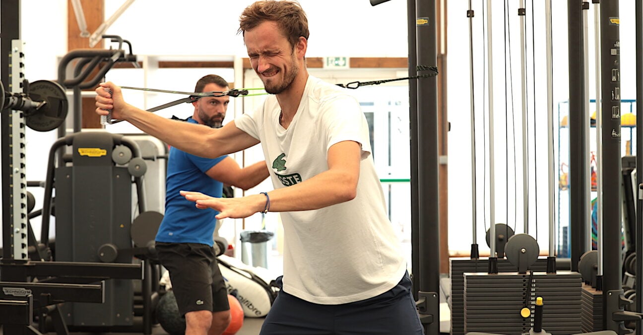 Daniil Medvedev and Eric Hernandez, 2022