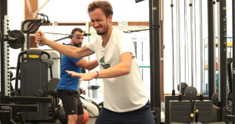 Daniil Medvedev and Eric Hernandez, 2022