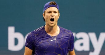 Miomir Kecmanovic at the 2022 Miami Open