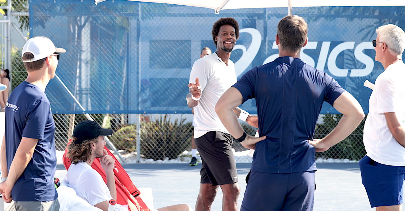 Stefanos Tsitsipas, Gael Monfils, Mouratoglou Academy
