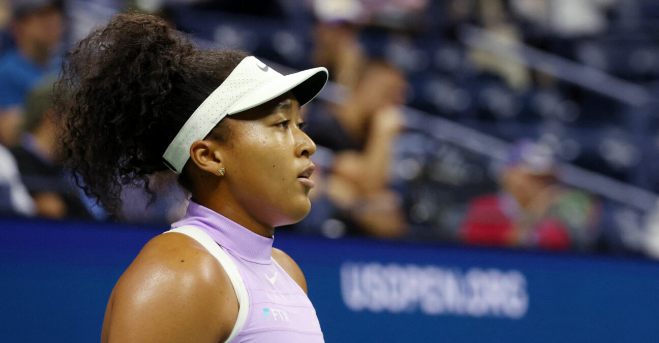 Naomi Osaka at the 2022 US Open in New York