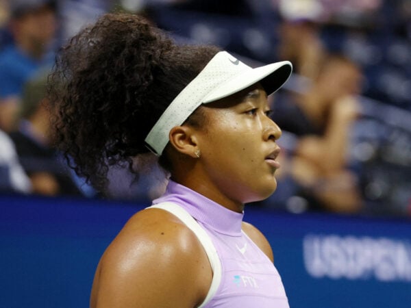 Naomi Osaka at the 2022 US Open in New York