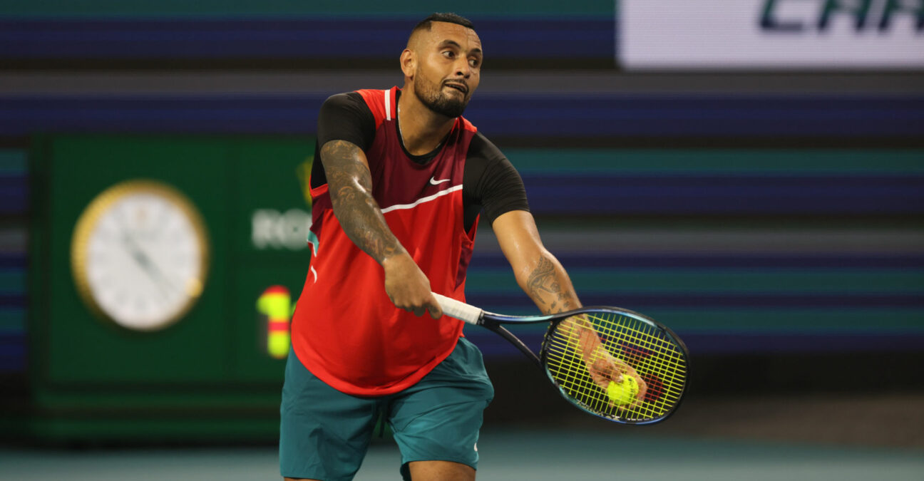 Nick Kyrgios at the 2022 Miami Open