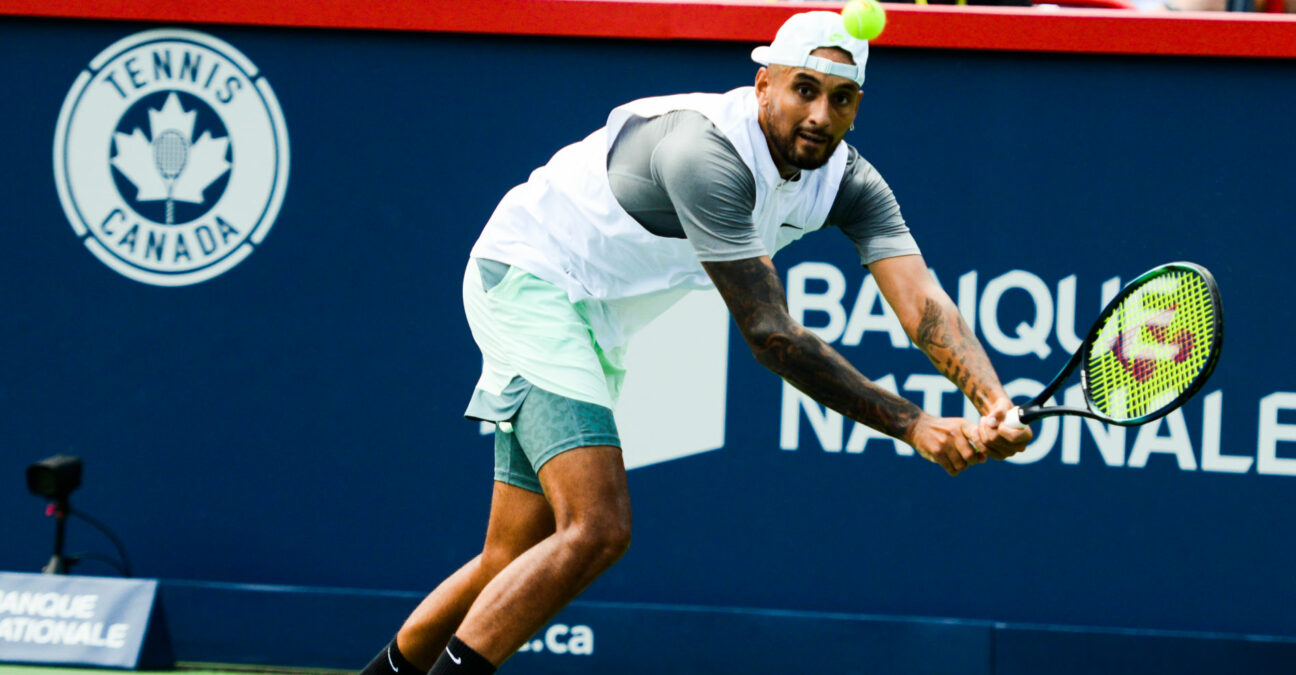 Nick Kyrgios at the 2022 National Bank Open in Montreal