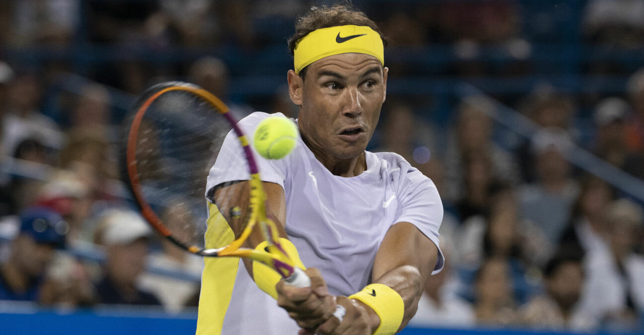 Rafael Nadal at the 2022 Western & Southern Open in Cincinnati