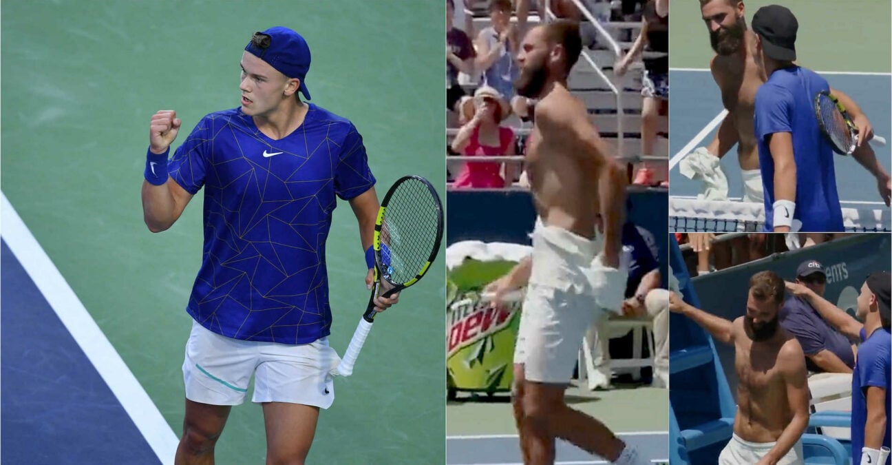 Holger Rune and Benoit Paire, Washington 2022
