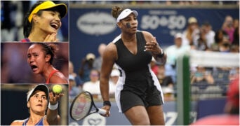 Serena Williams, Emma Raducanu, Leylah Fernandez, 2022