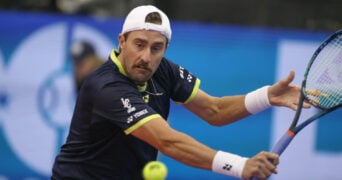 Steve Johnson at the 2022 Dallas Open