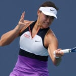Xiyu Wang at the 2021 Miami Open