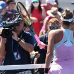 Victoria Azarenka and Marta Kostyuk, US Open 2022