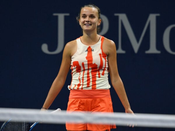 Clara Burel at the 2022 US Open in New York