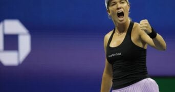 Danielle Collins at the 2022 US Open