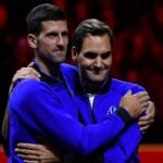 Djokovic and Federer Laver Cup