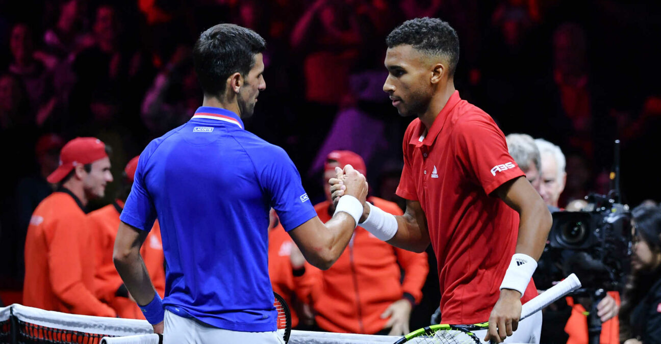 Novak Djokovic and Félix Auger-Aliassime, Laver Cup 2022
